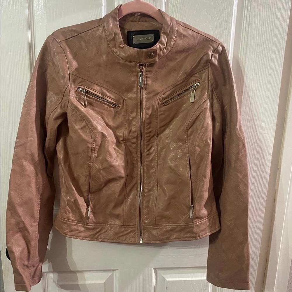 Jou Jou Women’s Medium Faux Leather Jacket
